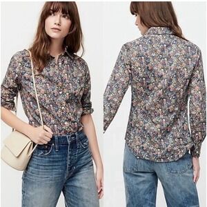 J.Crew Perfect shirt in Liberty® Elderberry Floral, Women's US Size 10